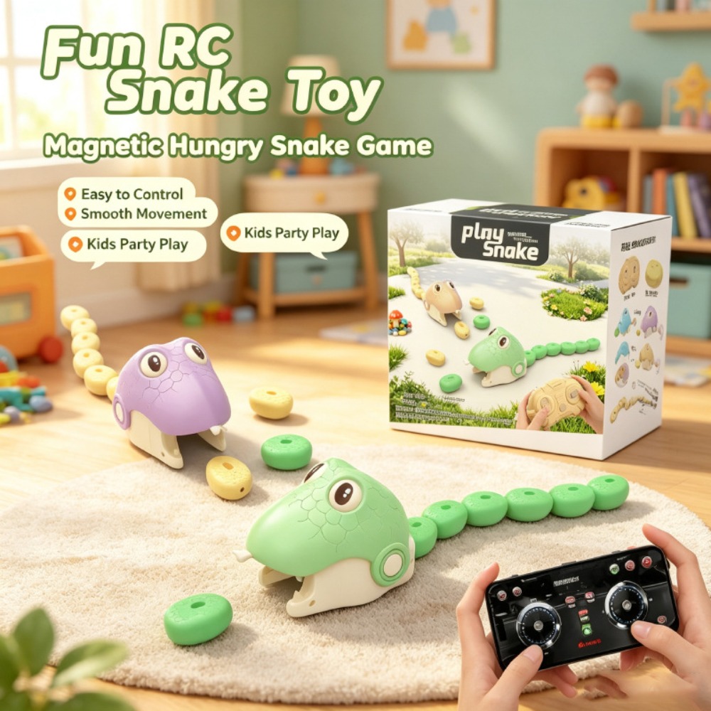 Educational Toys - لعبة الثعبان الجشع الذي يتم التحكم