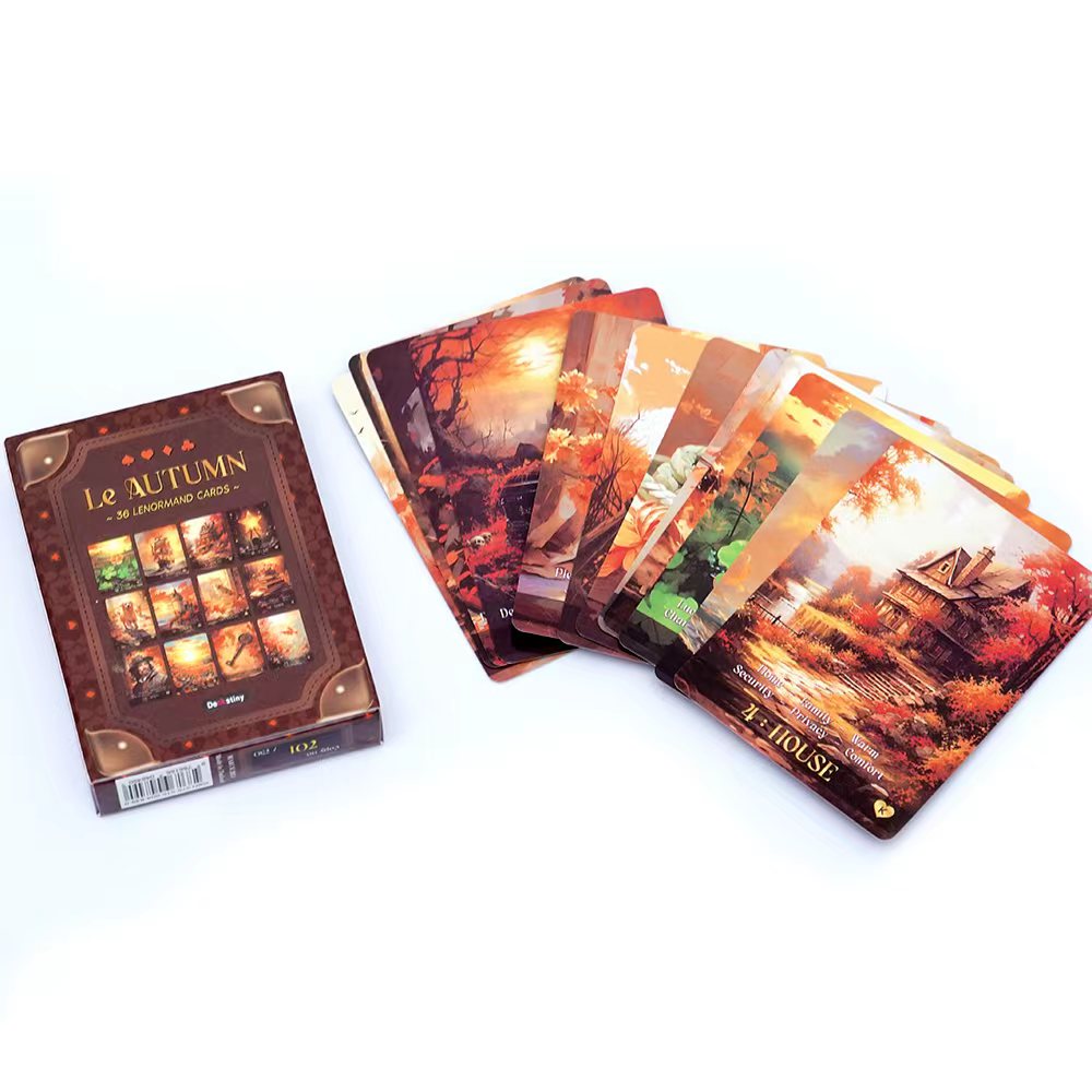 Tarot Cards Deck With Guidebook - لينورماند التارو سطح السفينة لو مجموعة