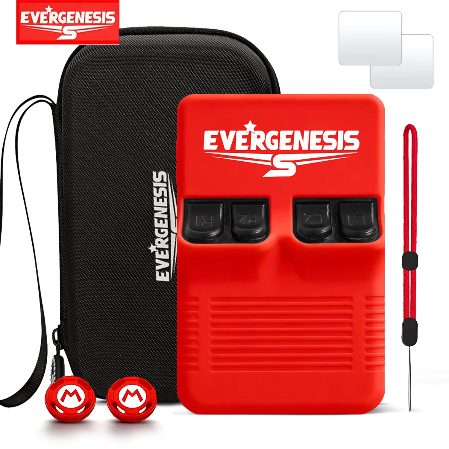 Retro Handheld Game Console R36S - مجموعة حافظة واقية لجهاز ألعاب R36S