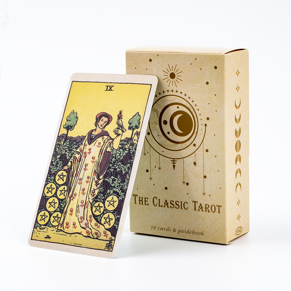 Tarot Cards Deck With Guidebook - لعبة لوحة التارو الكلاسيكية للمبتدئين 78