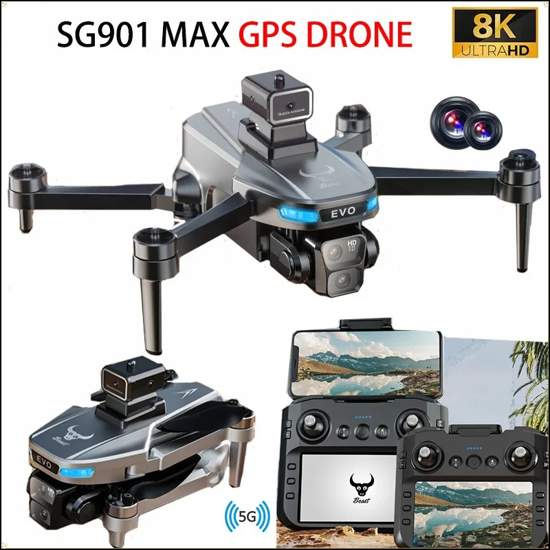 Fpv Brushless Rc Drone 4K - طائرة بدون طيار احترافية بدقة 8K