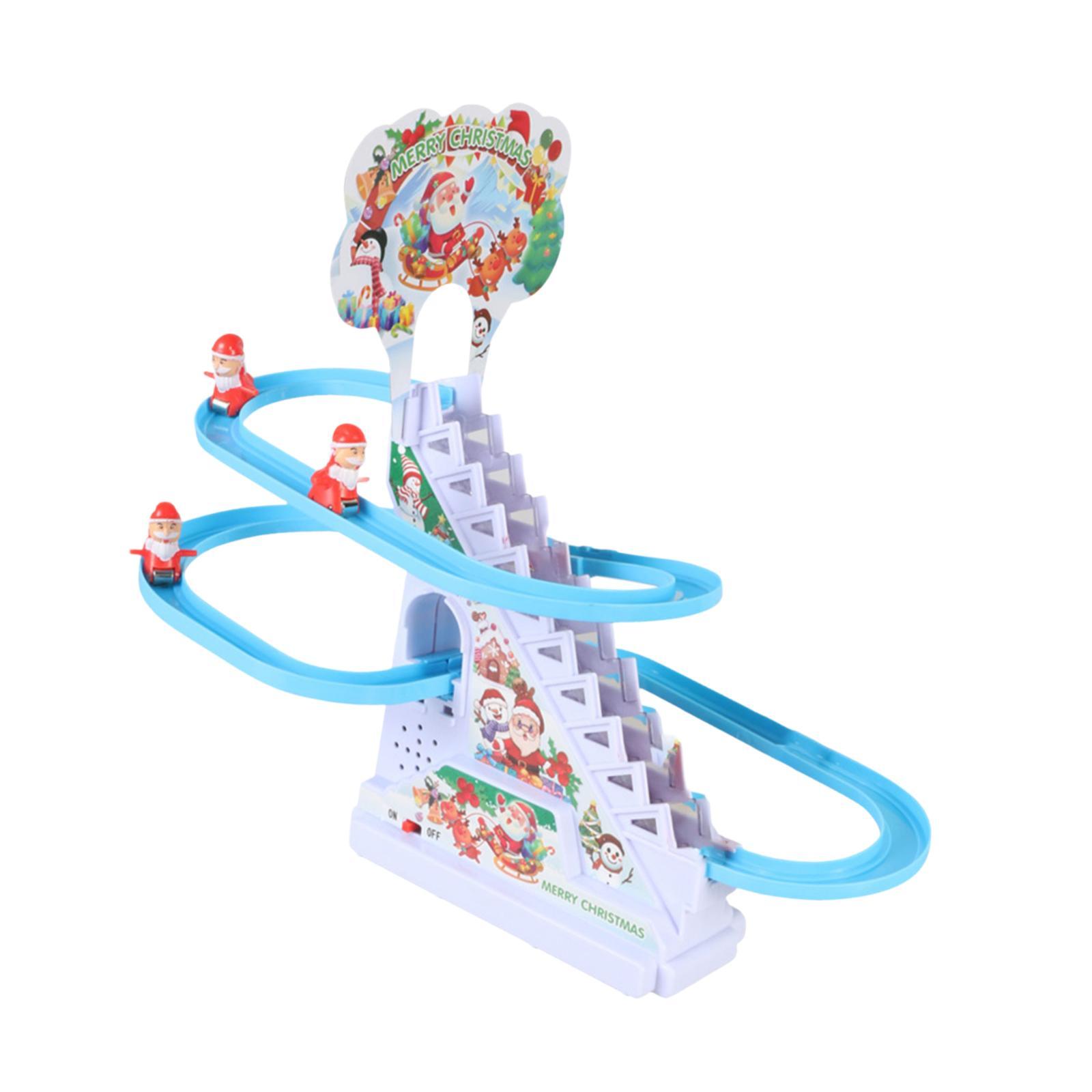 Educational Toys - لعبة سانتا تسلق الدرج مع زحليقة