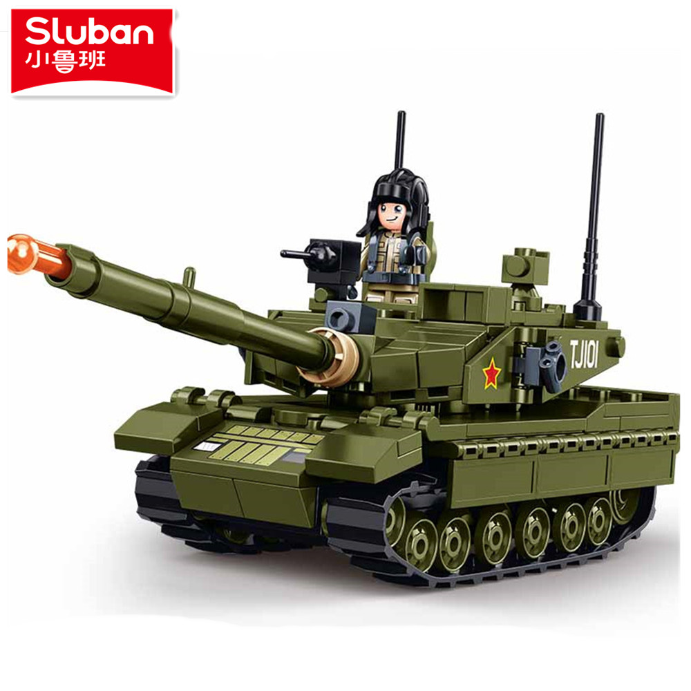 Lego Compatible Military Tank - سلوبان 183 قطعة نموذج دبابة قتال