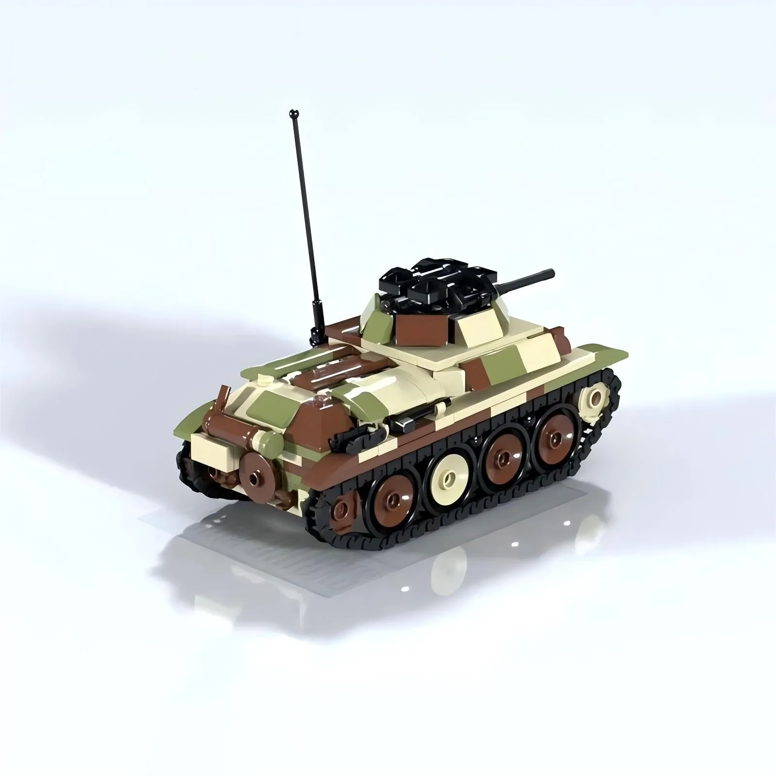 Lego Compatible Military Tank - نموذج مركبة قتالية مشاة عالية التقنية