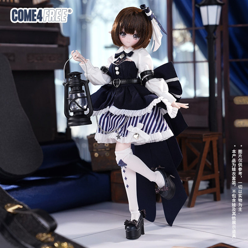 Bjd Doll 1 6 Full Set With Clothes - مجموعة ملابس جديدة من Come4free، مقاس