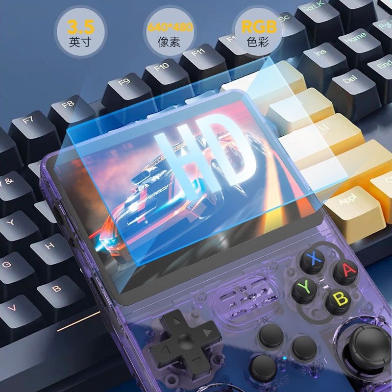 جهاز ألعاب محمول R36S الجديد ب - مراجعة Retro Handheld Game Console R36S وسعره