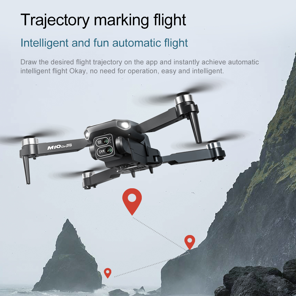 طائرة بدون طيار أصلية M10 بدقة - مراجعة Fpv Brushless Rc Drone 4K وسعره