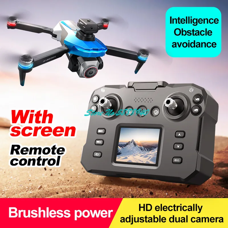 طائرة بدون طيار ذكية مع شاشة،  - مراجعة Fpv Brushless Rc Drone 4K وسعره