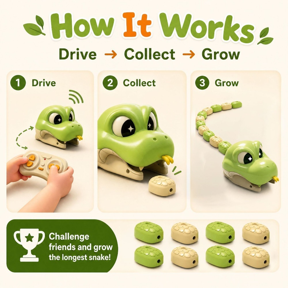 لعبة سيارة الثعبان المغناطيسي  - مراجعة Educational Toys وسعره
