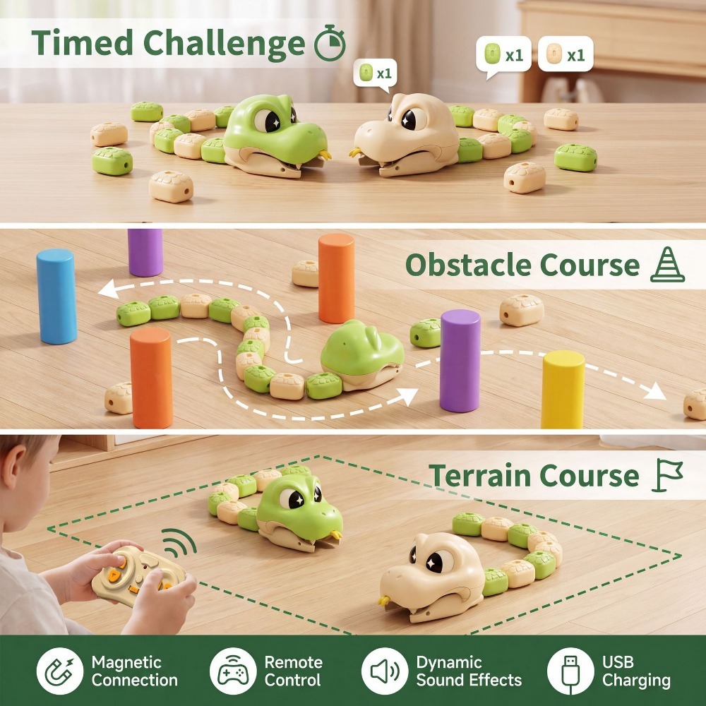 لعبة سيارة الثعبان المغناطيسي  - مراجعة Educational Toys وسعره