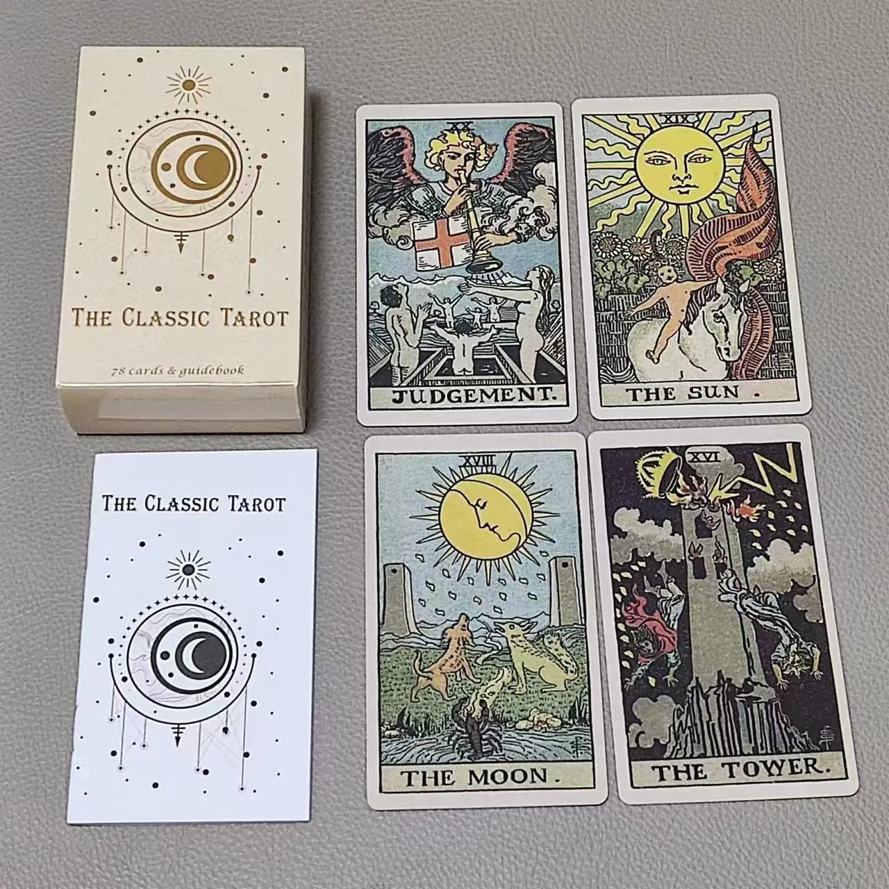 بطاقات التاروت الكلاسيكية مع ك - مراجعة Tarot Cards Deck With Guidebook وسعره