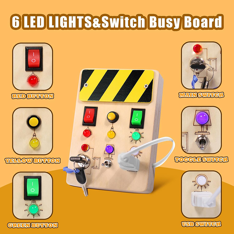 لوحة مونتيسوري التعليمية للأطف - مراجعة Montessori Wooden Busy Board Toddler وسعره