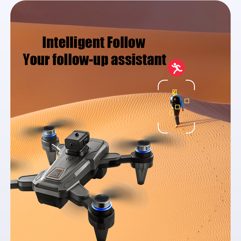 نظام تحديد المواقع RC الطائرة  - مراجعة Fpv Brushless Rc Drone 4K وسعره