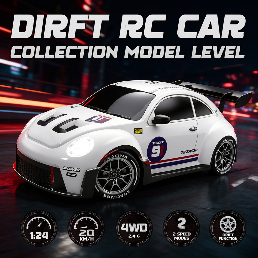 سيارة تحكم عن بعد بمقياس 1:24، - مراجعة Rc Drift Car 1 24 Scale 4Wd وسعره