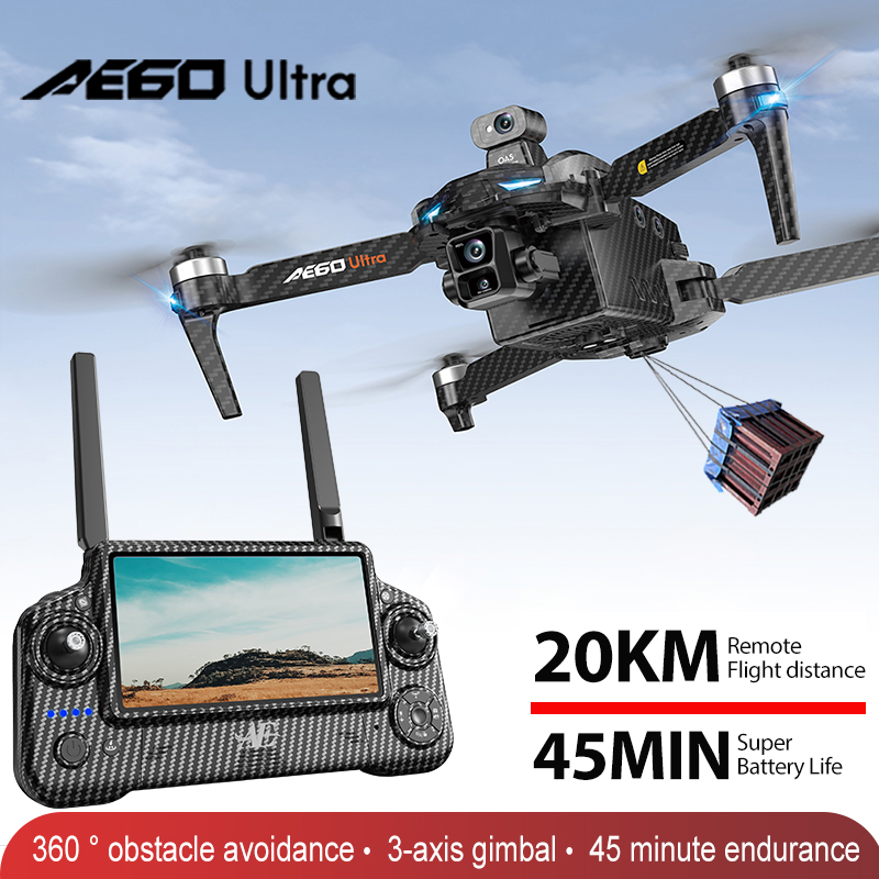 AE60 نظام تحديد المواقع بدون ط - مراجعة Fpv Brushless Rc Drone 4K وسعره