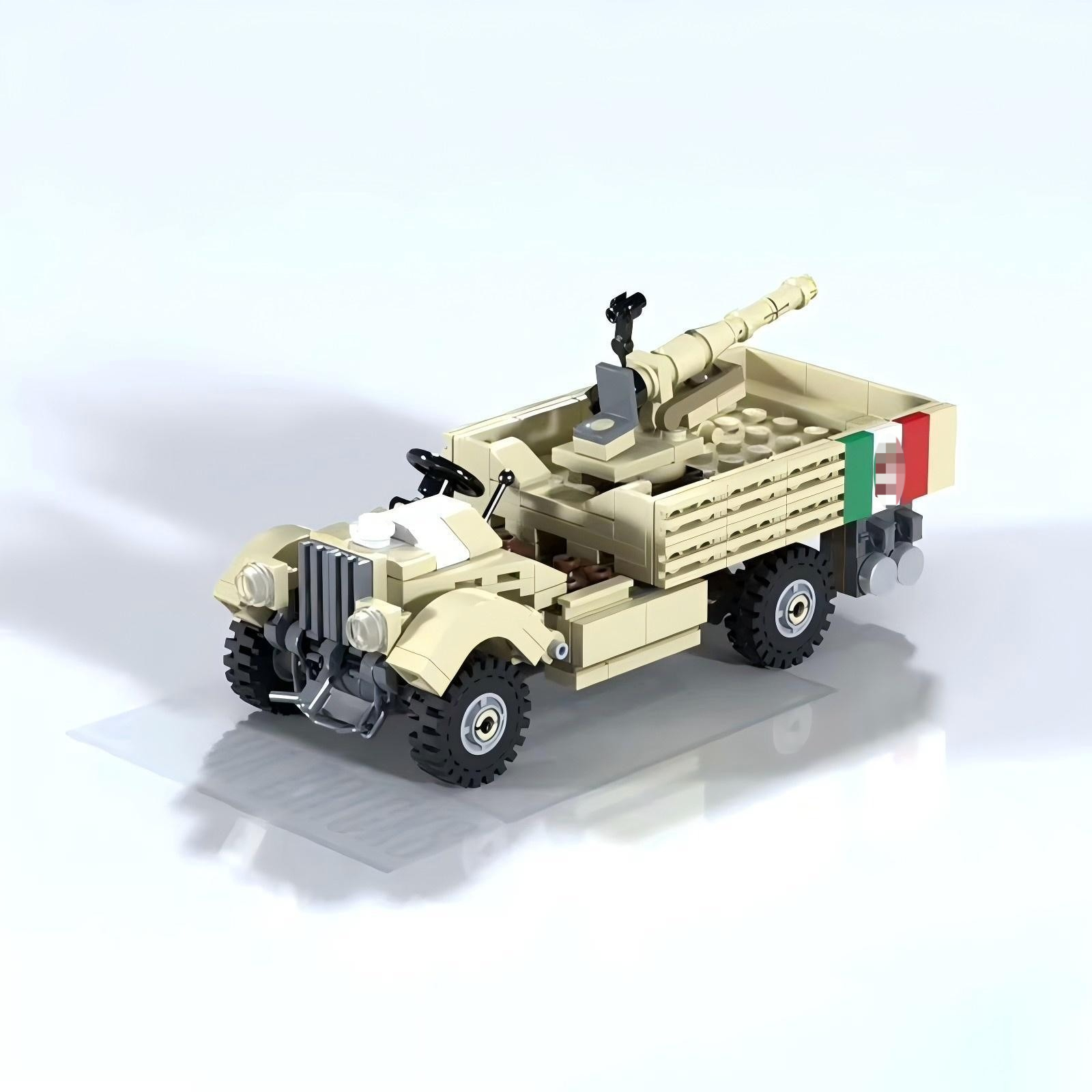 MOC سلسلة عسكرية إيطالية M11-3 - مراجعة Lego Compatible Military Tank وسعره